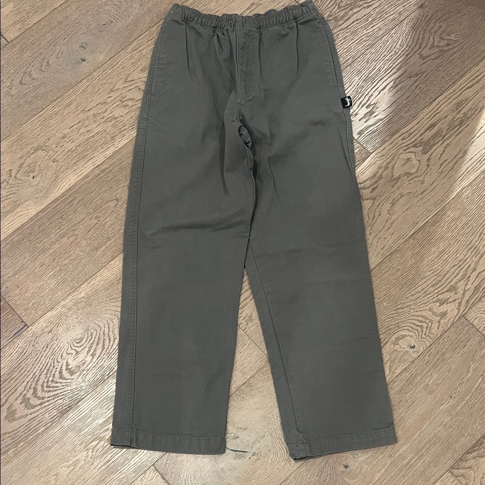Stussy Men's Dark Gray Khakis